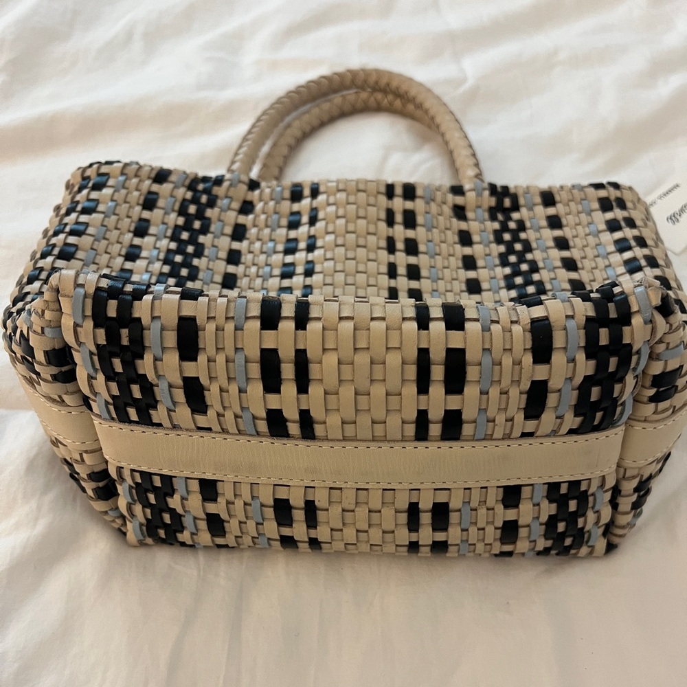 Madewell Woven Tote - Blue and Off white tone - Picture 5 of 6